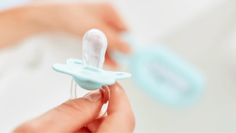 a Rubber Pacifier