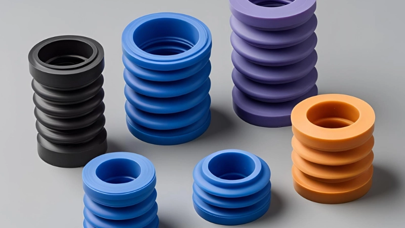 some silicone rubber bellows