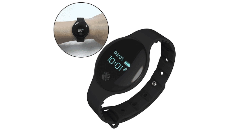 Silicone pedometer watch