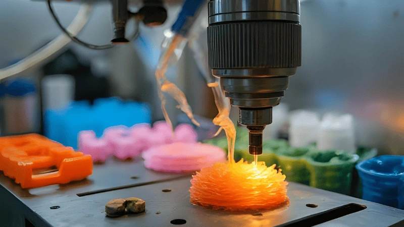 the process of the injection molding in the hot environment