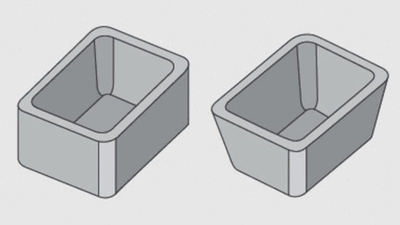 Draft Angle for Injection Molding