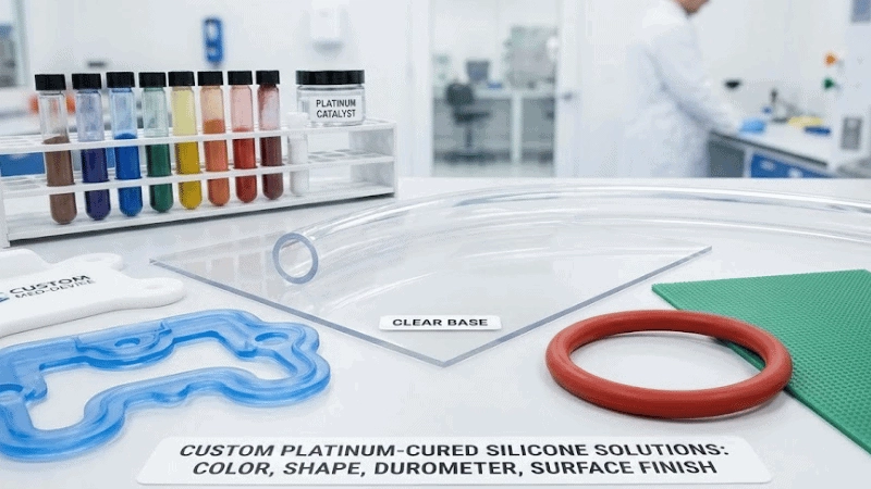 Customization of Platinum-Cured Silicone 