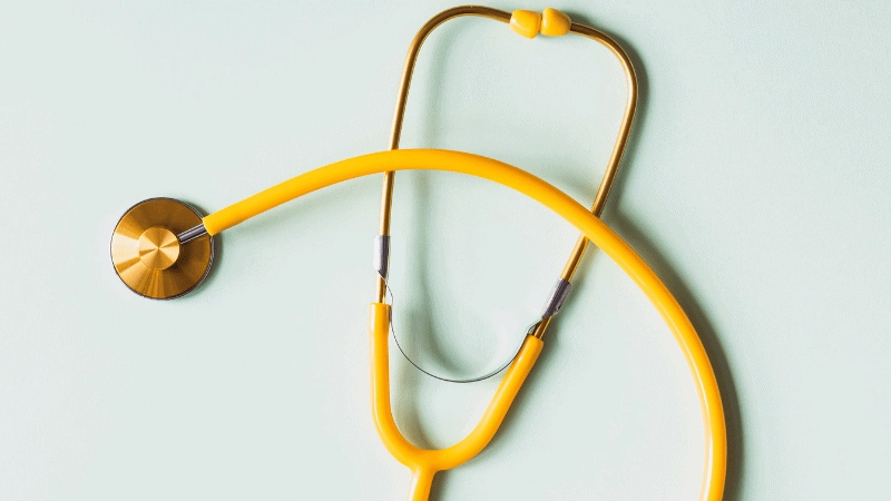 stethoscope made by silicone overmolding