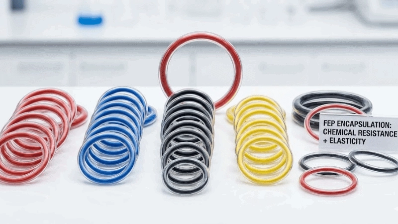 many FEP Encapsulated O-Rings