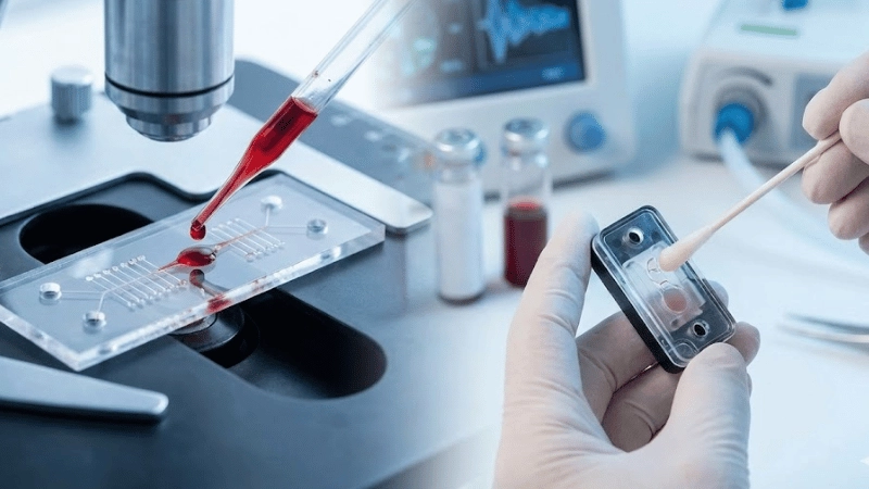 LSR microfluidic devices specifically crafted for medical diagnostics