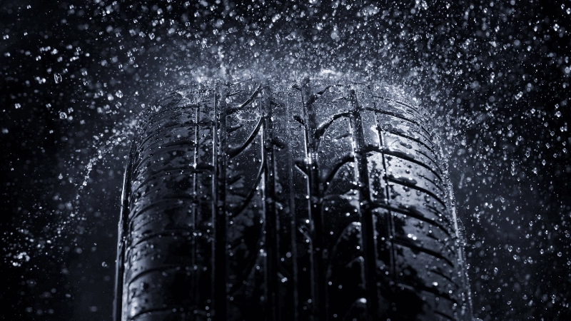 Natural rubber is resistant to water.