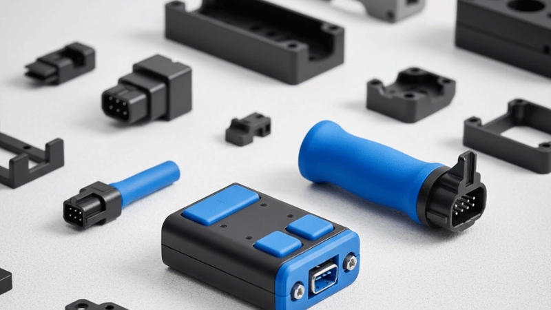 electronic components made by plastic molding