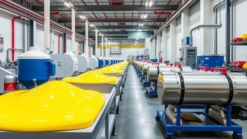 Silicone rubber production facility