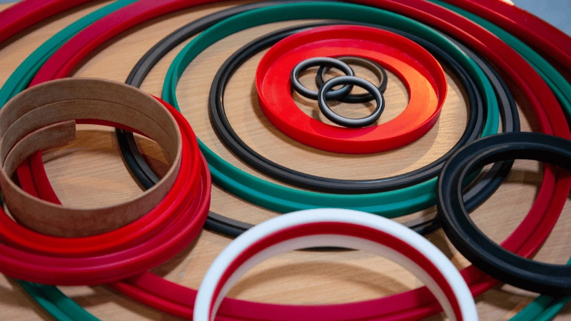 different color of the rubber