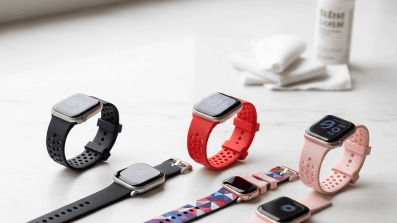 silicone watch straps