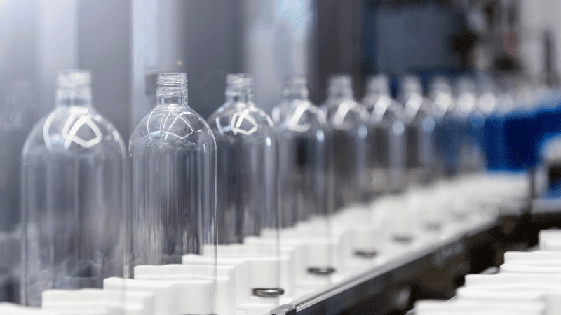 Plastikwasserflaschen