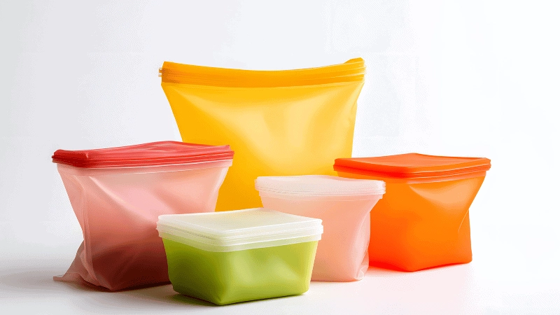storages of food-grade silicone