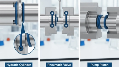 U-cup seals can be utilized in various hydraulic applications.