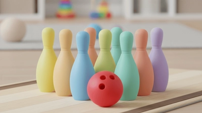 Silikon-Bowling-Sets Spielzeug