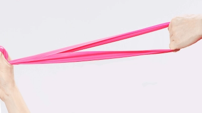 Mechanische Eigenschaften von Silikon – Gestrecktes Gummiband