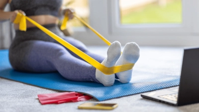 Training mit Silikonband