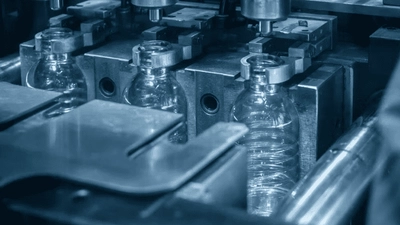 Spritzguss von Plastikflaschen