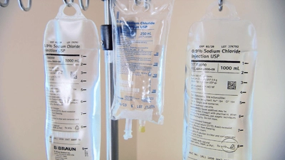 IV bags made of silicone rubber