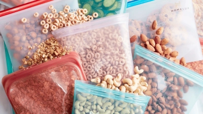 Silicone bags for foods