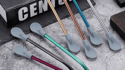 Cuchara Pajitas De Silicona