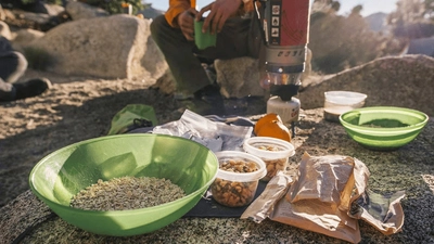 Silikon-Lebensmittelaufbewahrungsprodukte für Reisen oder Camping