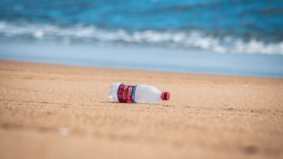 Antimikrobielle Plastikflasche