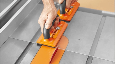 Schneiden der Acrylplatte