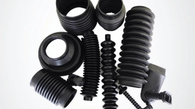 Rubber bellows seal rings