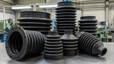 rubber bellows with thermal compensation