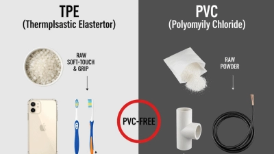 TPEs sind größtenteils frei von PVC.