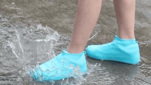 Wasserdichter Schuhüberzug aus Silikon