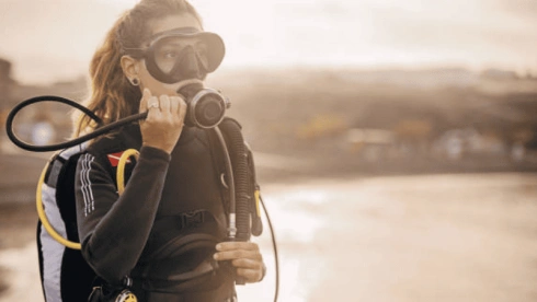 Juntas tóricas utilizadas en máscaras de buceo